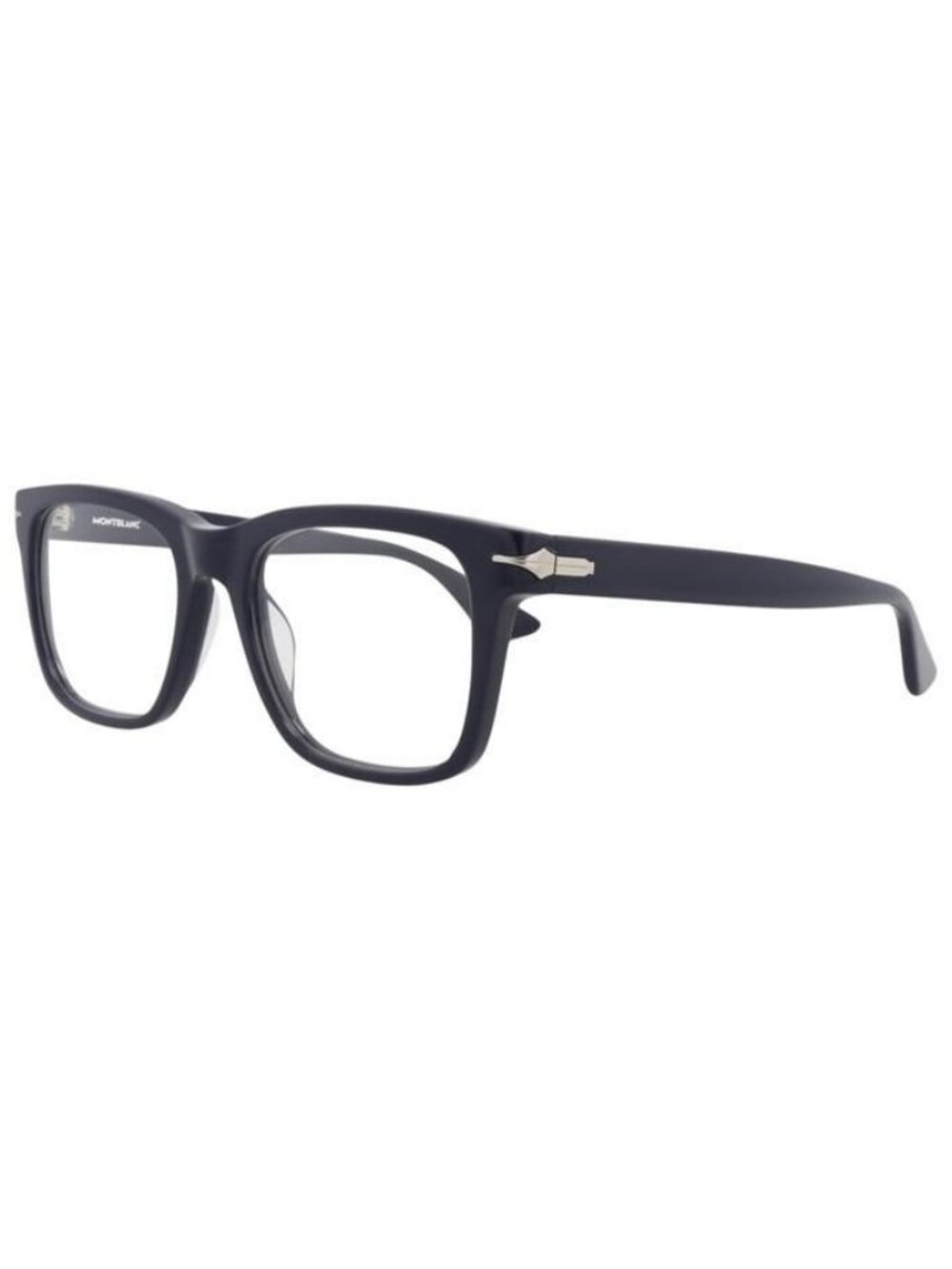 New Montblanc Mens Square/Rectangle Blue Blue Transparent Fashion Designer Eyegl